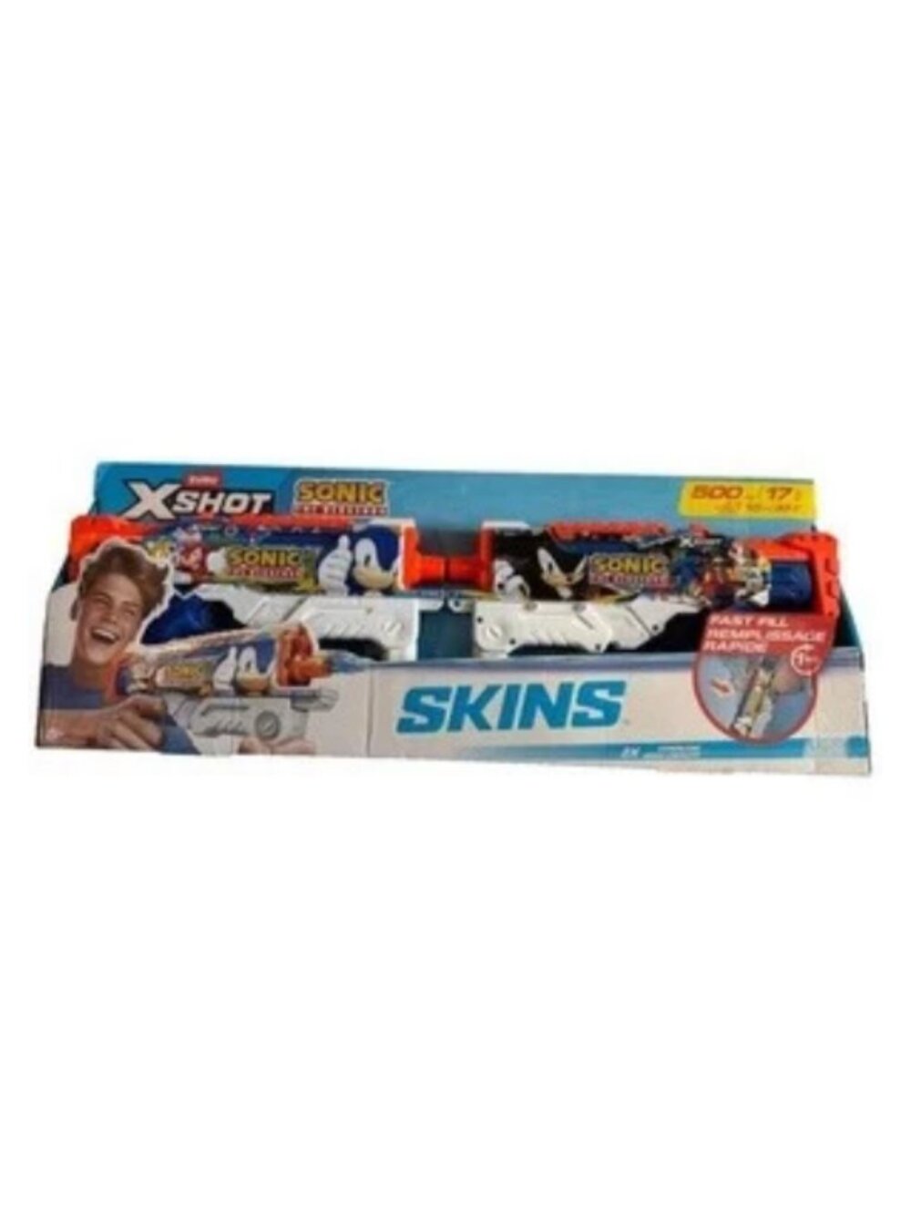 X-Shot Skins Hyperload Sonic the Hedgehog Water Blaster 2-Pack